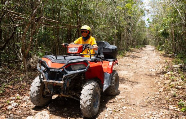 Off Road ATV Tour with Caverns, Cedral & Beach Time with Transfer